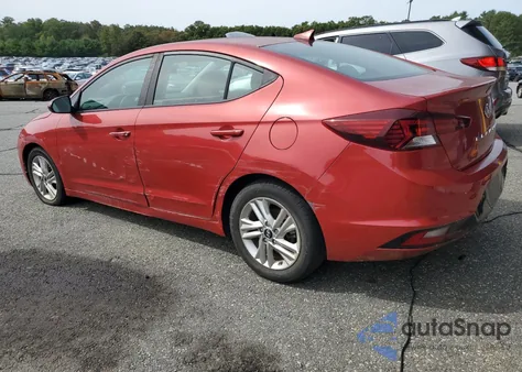 2019 Hyundai Elantra Sel from USA, damaged, VIN 5NPD84LF2KH466097